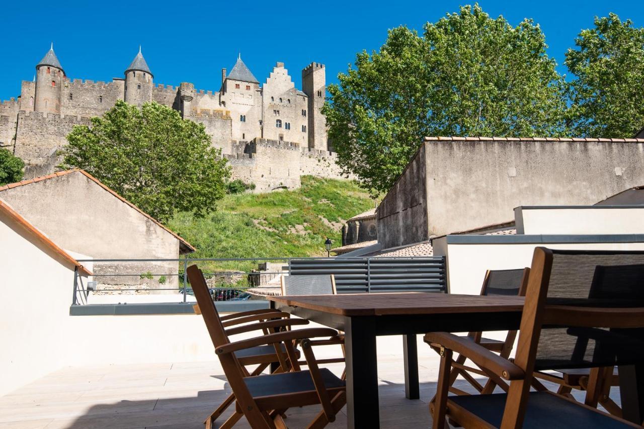 La Terrasse De La Tour Pinte. Carcassonne Exterior foto